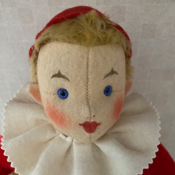Vintage Steiff 1988 Ltd Ed "Roly-Poly" Clown Mohair Plush Toy Germany #1572/3000 - Picture 2 of 7